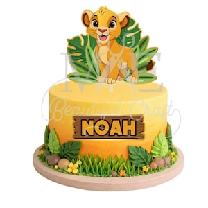 Simba Cake Topper/Lion Cake Tooper/Safari Cake Topper