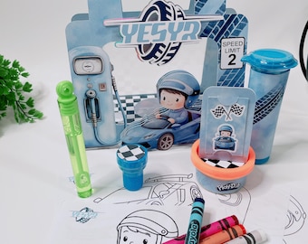 Fast One Party Favor/Two Fast Kids Activity Bag/Fast One Birthday Party Favor.