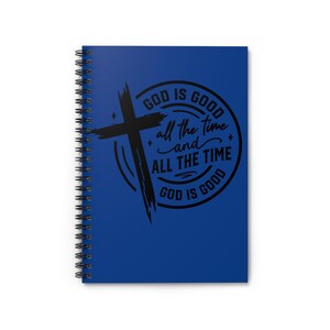 Inspirational Faith Spiral Notebook - Christian Gift, Prayer Journal, Daily Planner, Inspirational Quote, Stationery for All Occasions