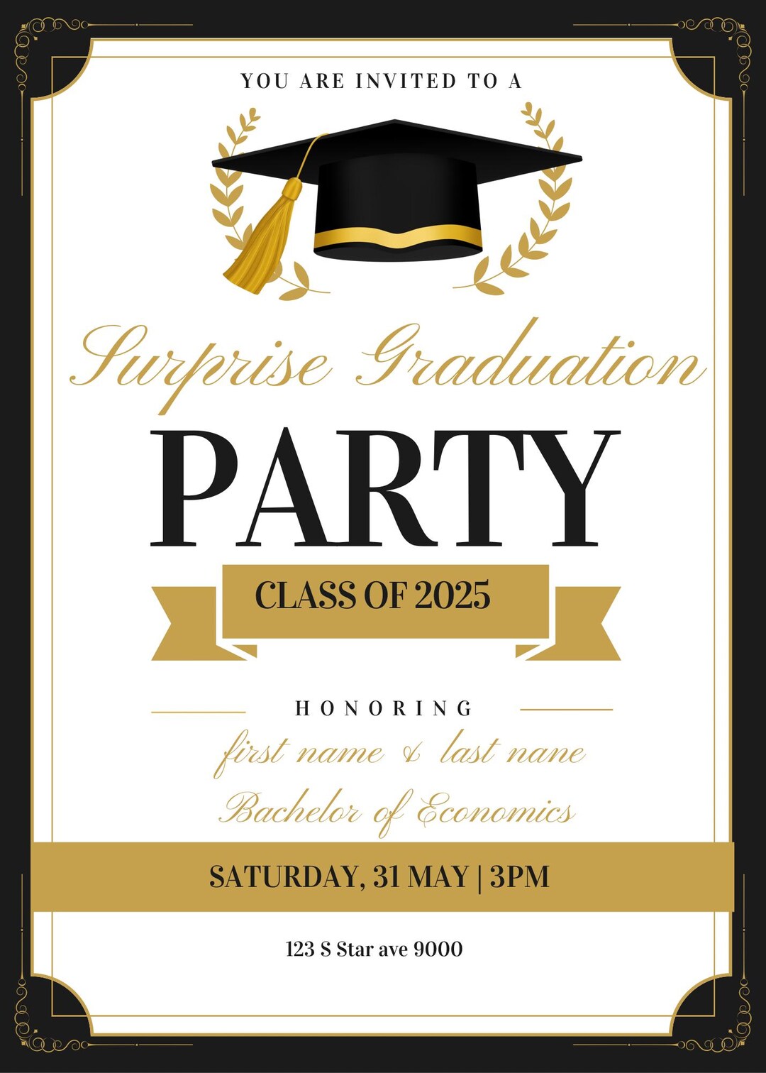 Graduation Ivites Graduation Invitations - Etsy Australia