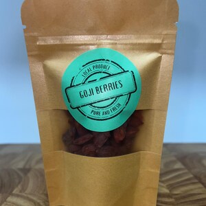 100% Organic Dried Goji Berries
