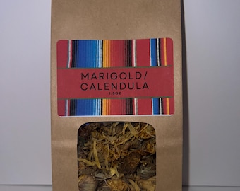 100% Organic Dried Calendula/Marigold