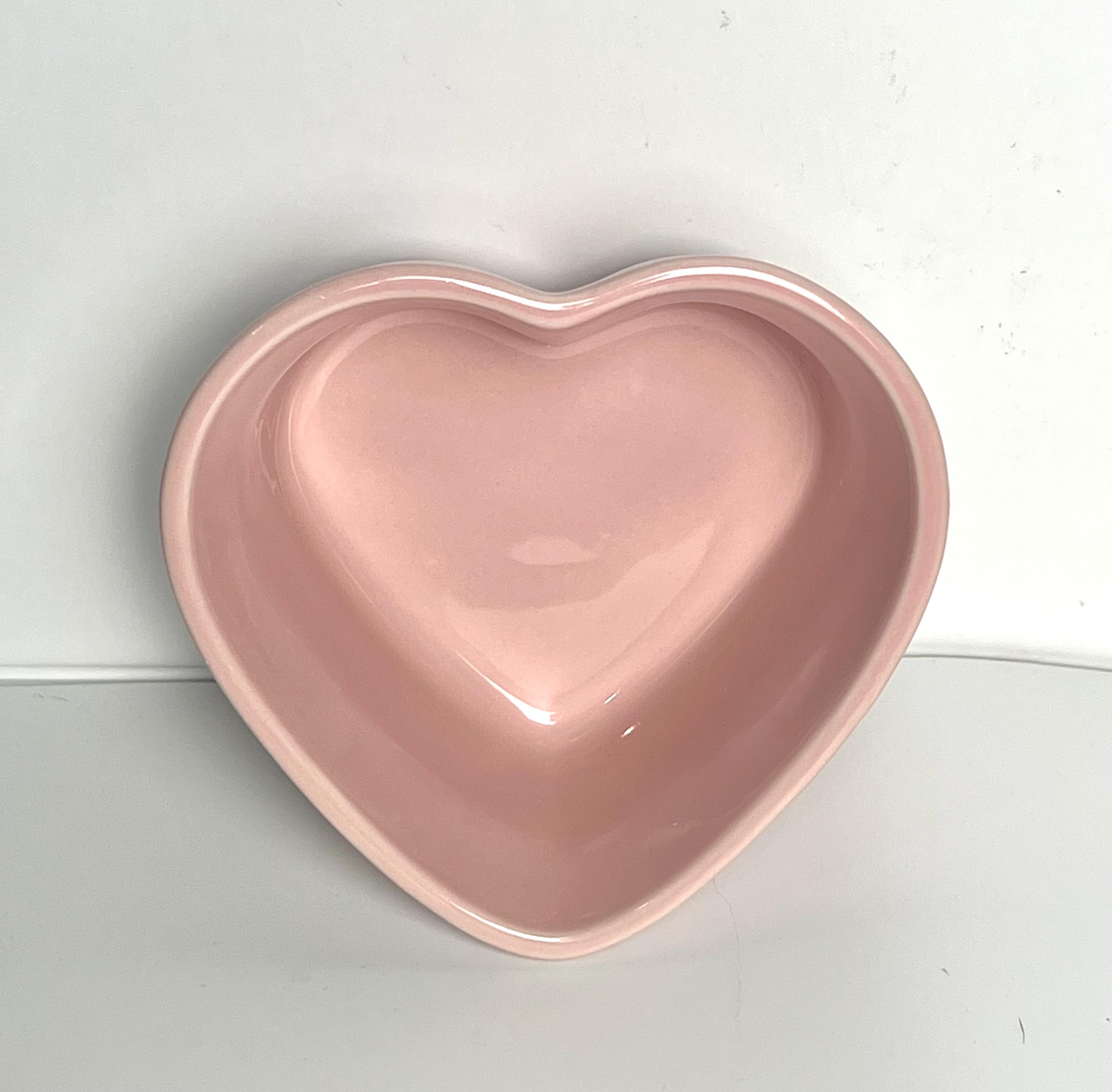 Le Creuset Small Pink Heart Stoneware Dish Ramekin - Etsy