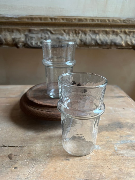 Moroccan Handcrafted Recycled Drinking Glasses - Set of 6