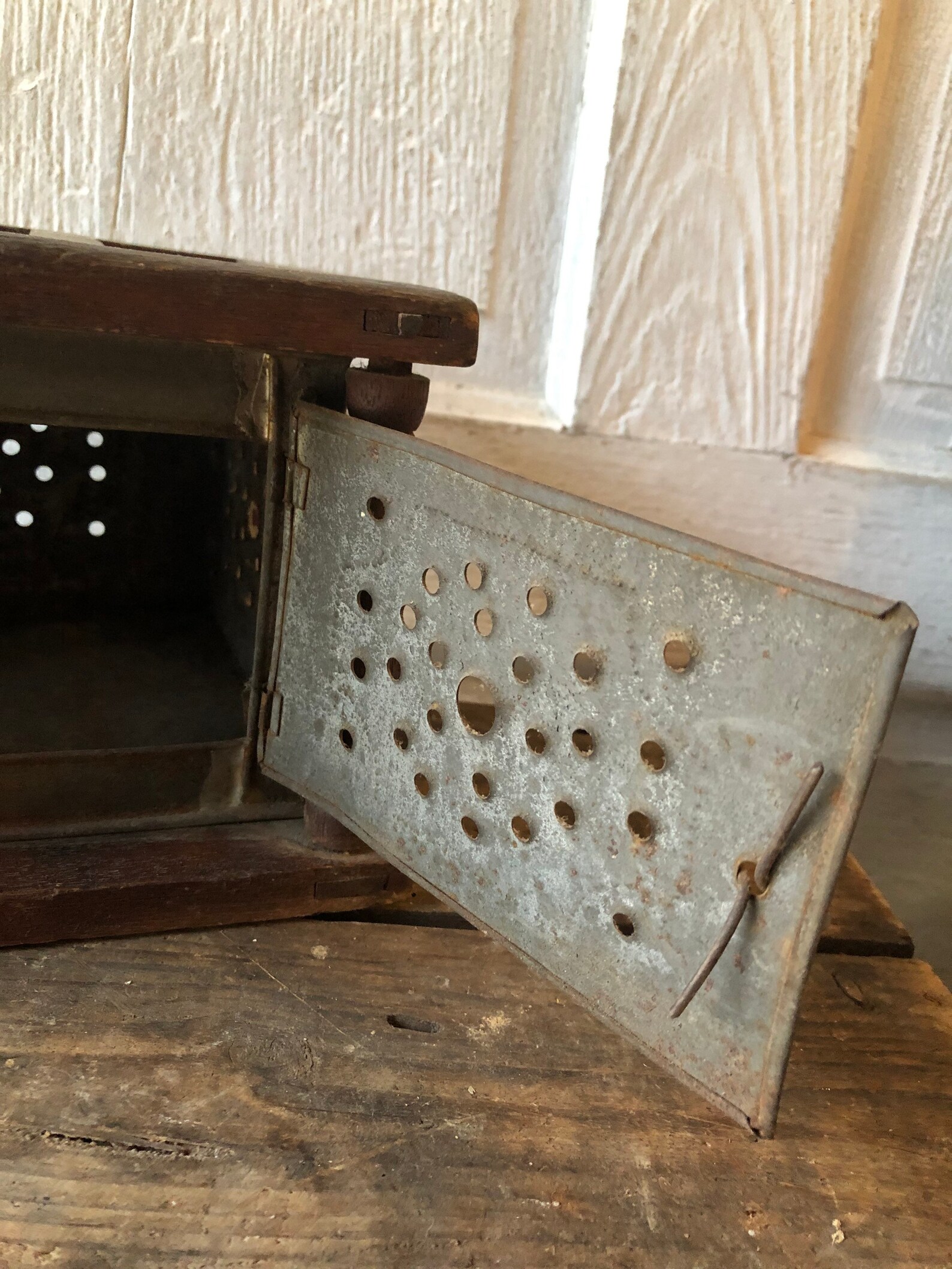 Antique Coal Foot Warmer Etsy