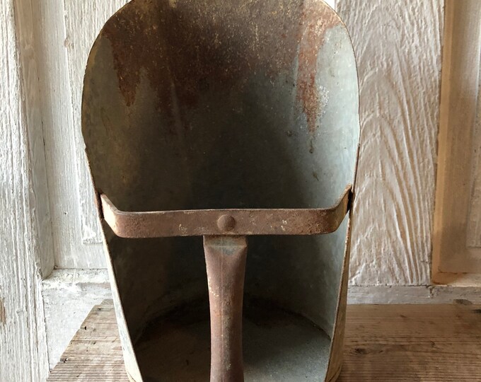 Antique Grain Scoop Etsy
