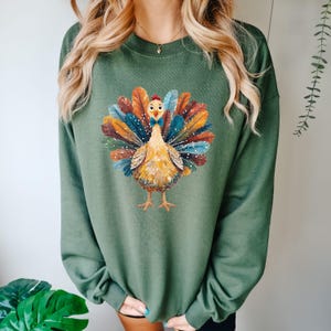 Thanksgiving Sweatshirt For Women| Gobble Turkey Sweatshirt| Thanksgiving Sweatshirt| Turkey Sweatshirt|Fall Gift For Women|Thanksgiving Tee