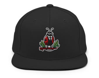 Ladybug Baseball Cap – Adjustable Snapback Hat For Women, Cute Ladybird Outdoor Cap - View #7