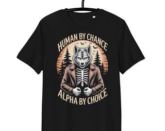 Camiseta de algodón Alpha Wolf