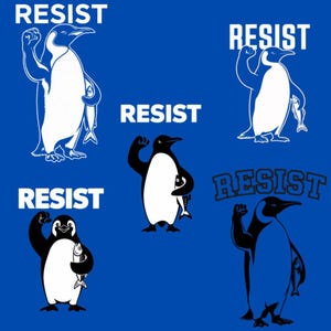 Wiederstehen Pinguin-Shirt-Designs