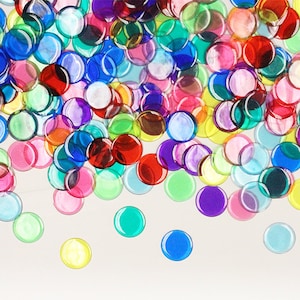 Rainbow Scratch Off Game Chips: Lotto Lottery Party Favors (Qty 25, Penny Size)
