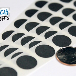 Silver 0.50 Round Scratch Off Stickers Labels DIY Crafts Invitations Gender Reveals Pregnancy Announcements Business Promotion Reward Card image 3