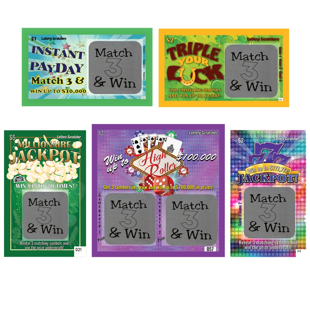Fake Pregnancy Announcement Scratch Off Tickets - 12 Gold Luck Lottery Style Reveal Cards
