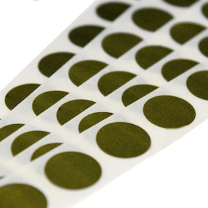 Gold Round Scratch Off Stickers: DIY Crafts & Promotions (0.50&quot;)