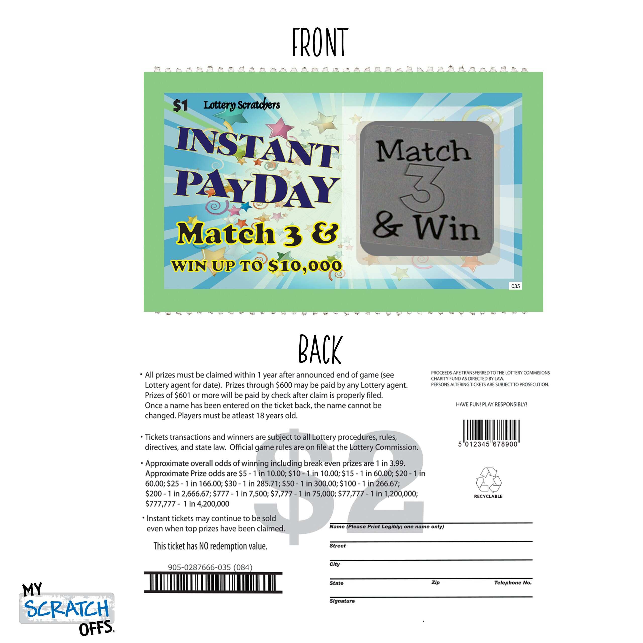 Pregnancy Announcement Reveal Scratch off Fake Lotto Replica - Etsy