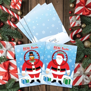 Find the Real Santa Scratch Off Game: Christmas Party Lotto - 26 Cards