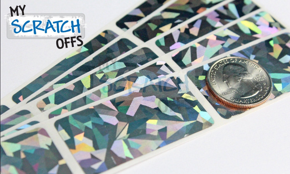Custom Logo Self Adhesive Holographic Sticker Waterproof Printing Anime
