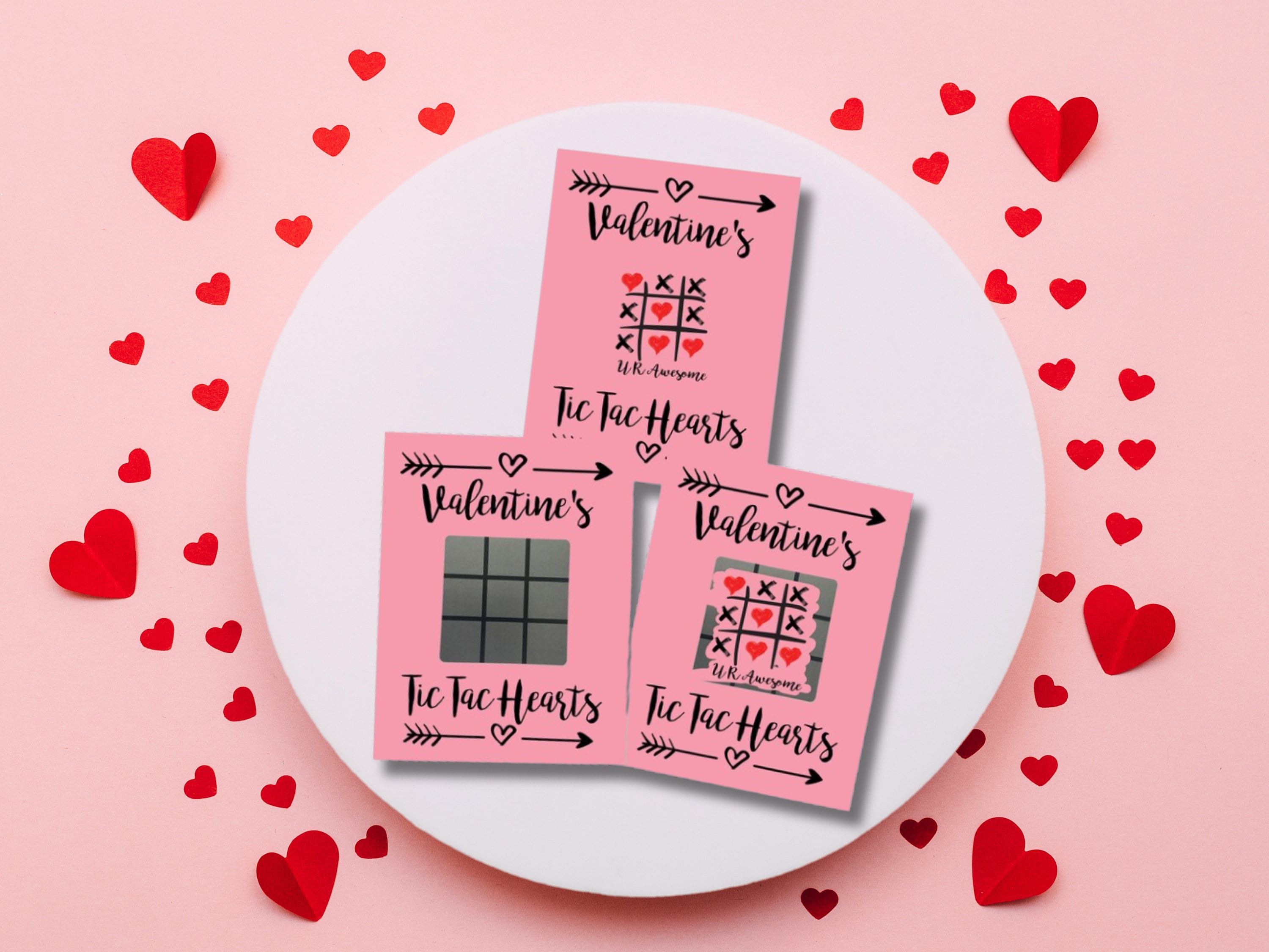 Valentine Idea #5 Altoid Tin Tic Tac Toe + Download - Made by A