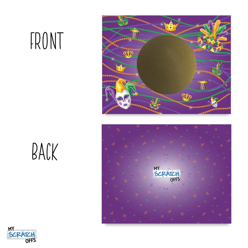 DIY Make Your Own Scratch off Ticket Scratchnotes Kit of 20 Etsy