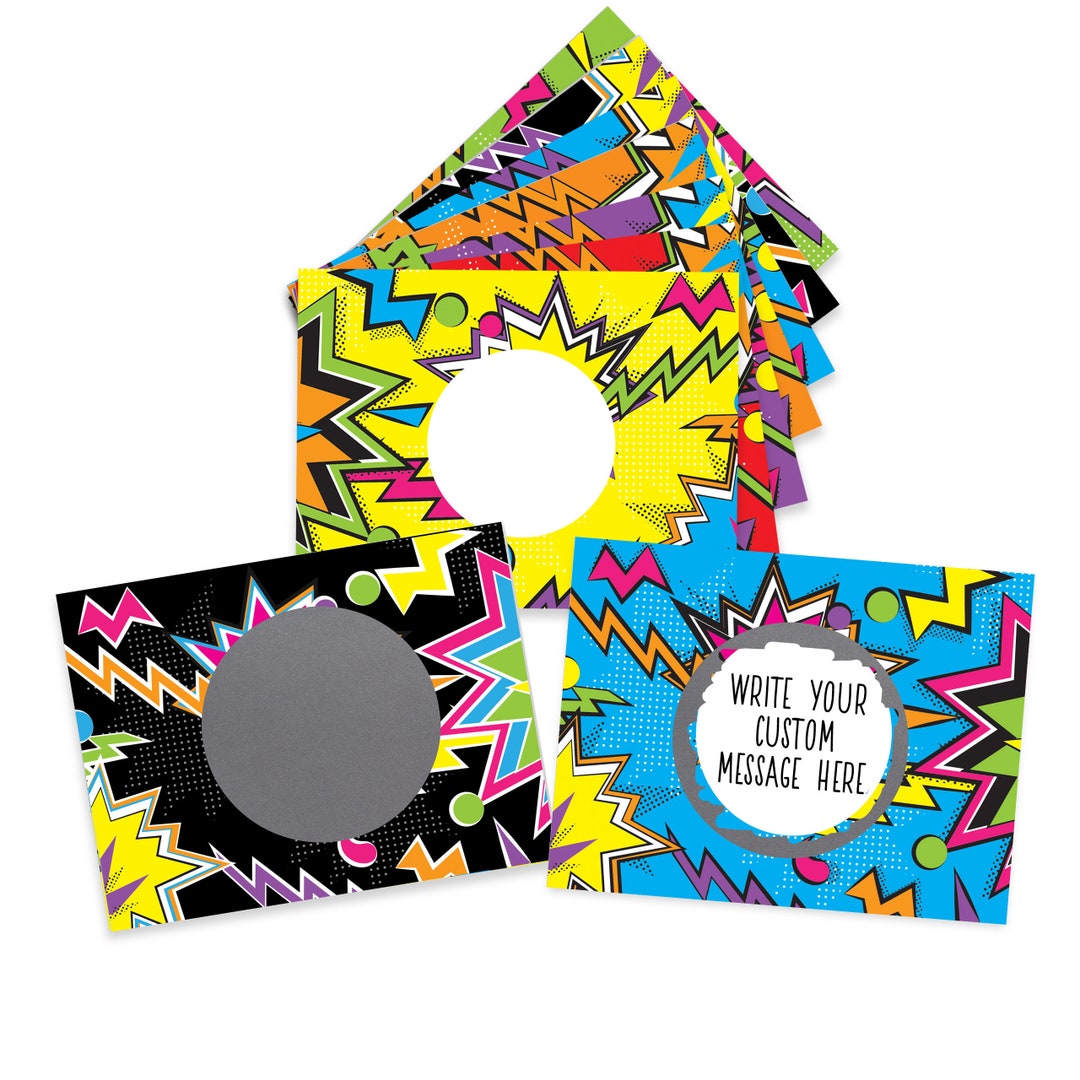 50 DIY Make Your Own Scratch off Teacher Classroom Rewards Supplies