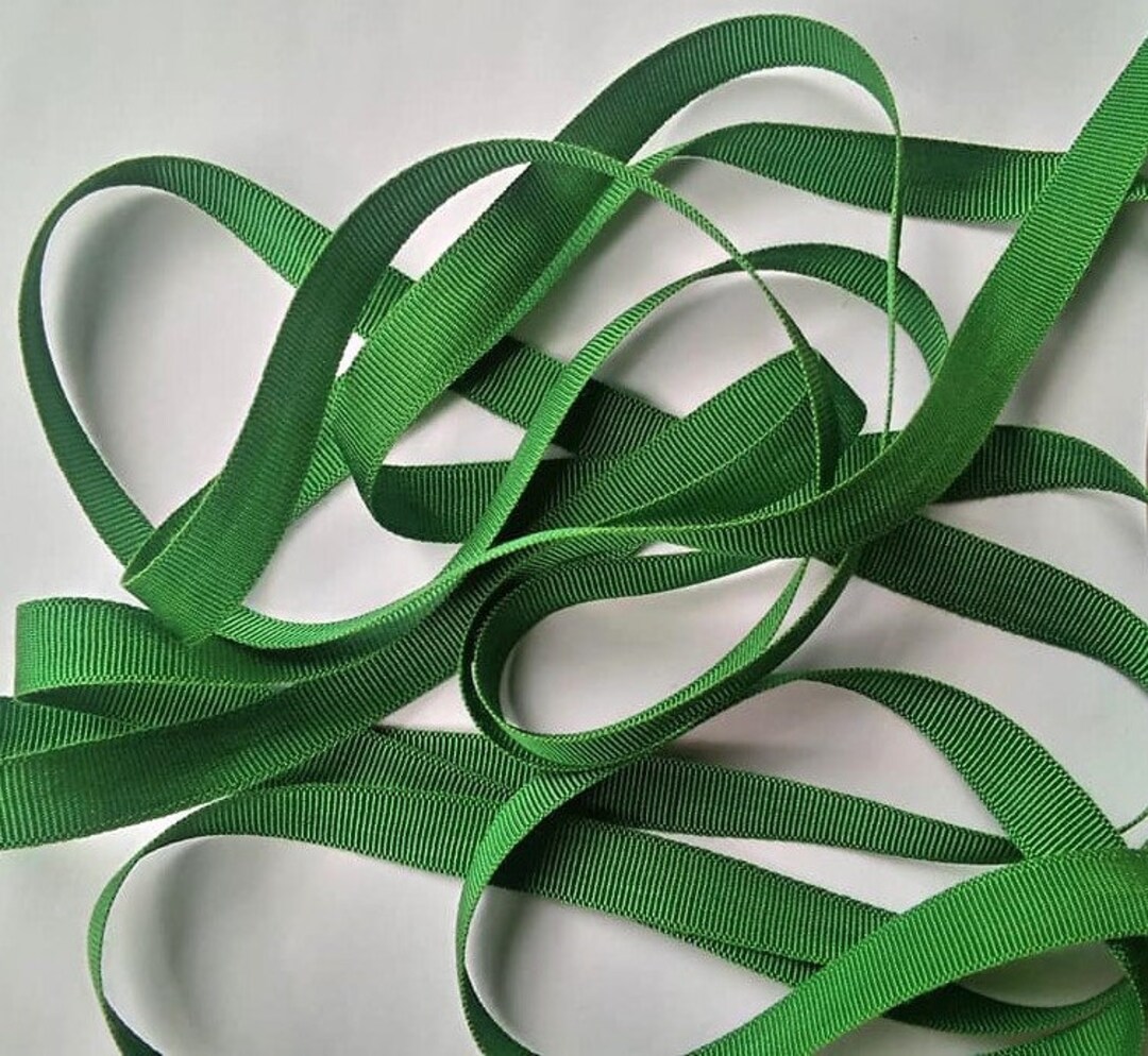 Vintage 1940's-50's French Grosgrain Ribbon 3/8 Inch 