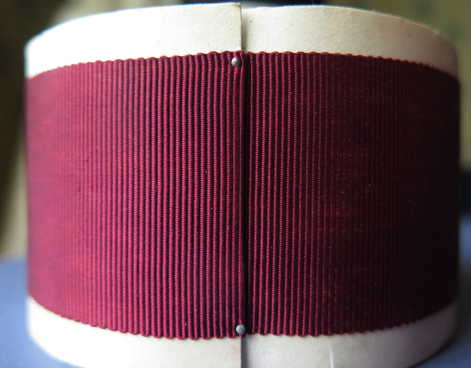 Silk Ribbon, Dark Red, Bordeaux Red, 23 Mm, Satin, Ribbon, Slanted Tape,  Drawstring 