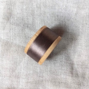Antico Belding Corticelli degli anni '30 -'40 in pura seta twist ricamo asola in seta rocchetto da 10 yd visone marrone 7820