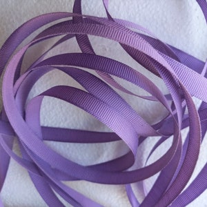 Vintage 1940's-50's  Grosgrain -Milliners Stock- 5/16 inch Light Violet