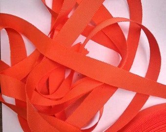 Vintage Petersham Grosgrain 11/16 inch Orange