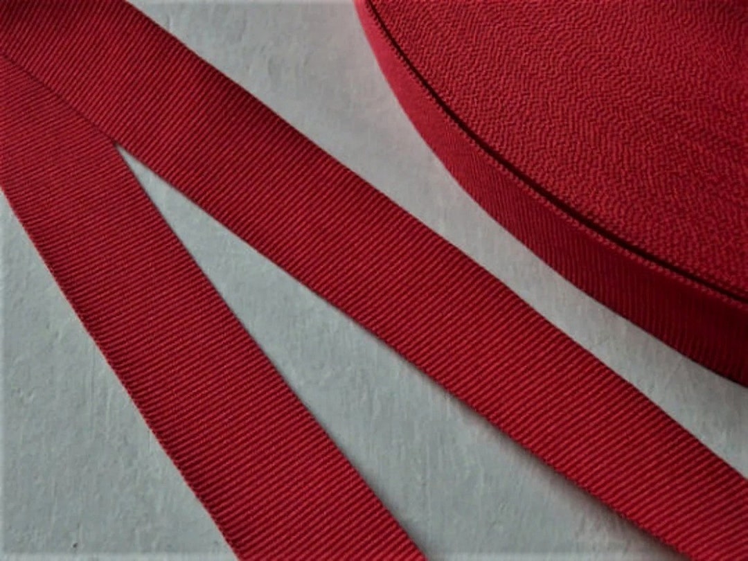 Vintage 1940's-50's French Grosgrain Ribbon 3/8 Inch 