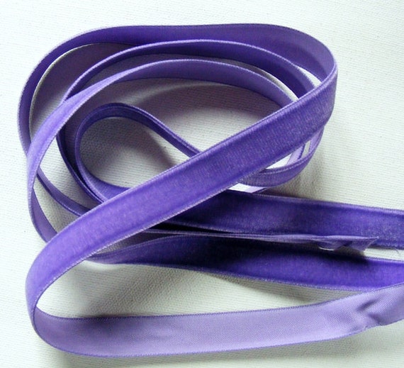 Purple Velvet Ribbon (5/8