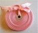 Vintage 1930's-40's French Woven Ribbon -Milliners Stock- 5/8 inch Rose Pink 