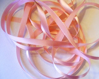 Vintage 1950's French Satin Ribbon 1/2 Inch True Pink - Etsy UK