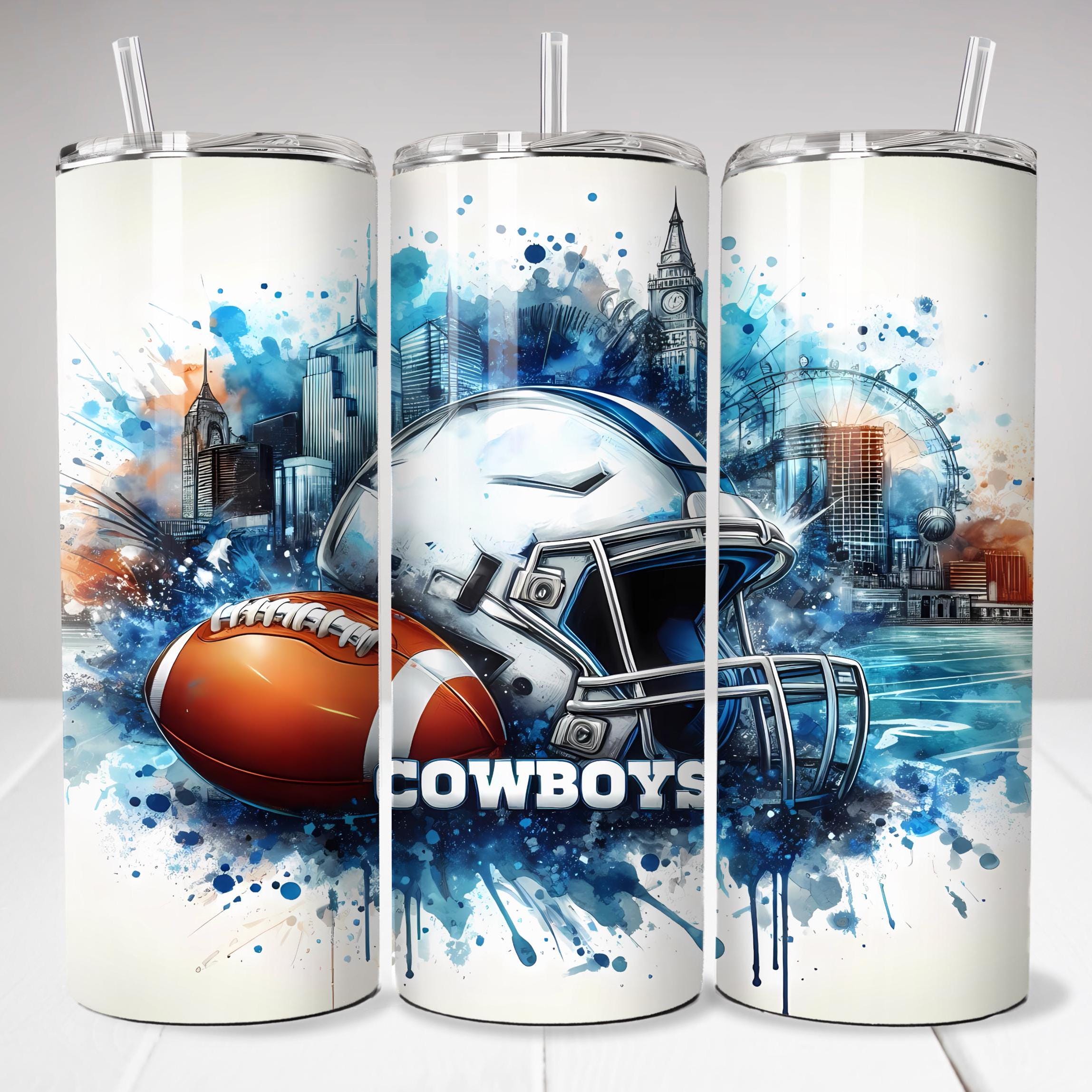 Cowboy 20oz Skinny Tumbler Wrap PNG, Sport 20oz Tumbler PNG, Mascot ...