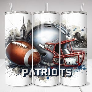 Patriot 20oz Skinny Tumbler Wrap PNG, Sport 20oz Tumbler PNG, Mascot Sublimation Tumbler PNG Digital Download