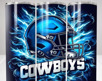 Cowboy 20oz Skinny Tumbler Wrap PNG, Sport 20oz Tumbler PNG, Mascot Sublimation Tumbler PNG Digital Download