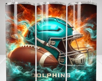 Dolphin 20oz Skinny Tumbler Wrap PNG, Sport 20oz Tumbler PNG, Mascot Sublimation Tumbler PNG Digital Download