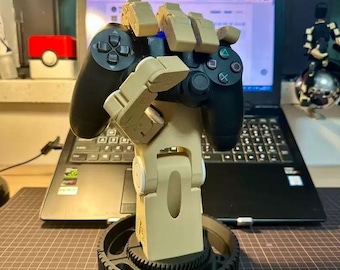 3D Printed Cyberpunk Mechanical Hand Stand: Headphone & Accessory Holder
