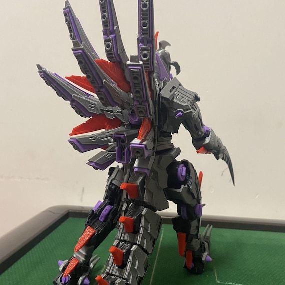 Articulated Mecha Kaiju Action Figure: 3D Printed Stealthblade