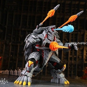 Ironshell – Mecha Gamera Inspired 3D Printed Collectible | Articulated Figure | Sci-Fi Kaiju Robot | Up to 36cm | Assembled or DIY Kit