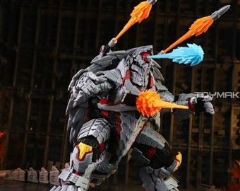 Ironshell – Mecha Gamera Inspired 3D Printed Collectible | Articulated Figure | Sci-Fi Kaiju Robot | Up to 36cm | Assembled or DIY Kit