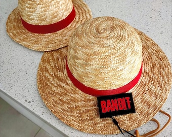 3サイズ - 大人用子供用麦わら帽子 - モンキー・D - ワンピース ルフィ