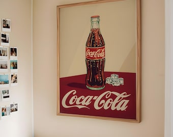 1947 コカコーラ コーク ヴィンテージ広告 キッチン ウォールアート