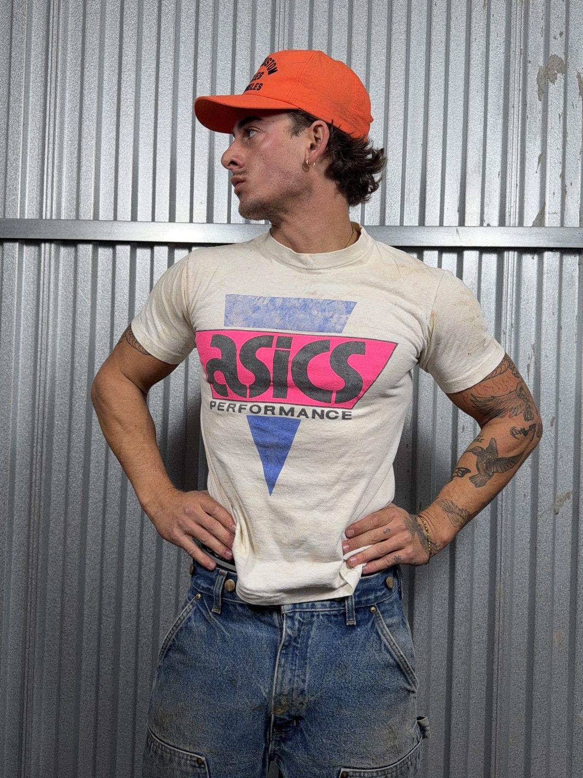 Vintage Asics Tee - Etsy