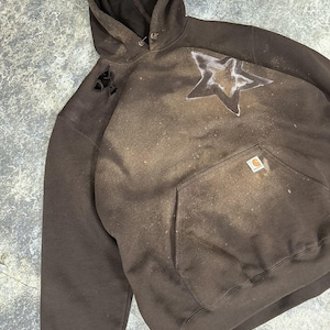 Vintage Distressed Carhartt Hoodie image 3