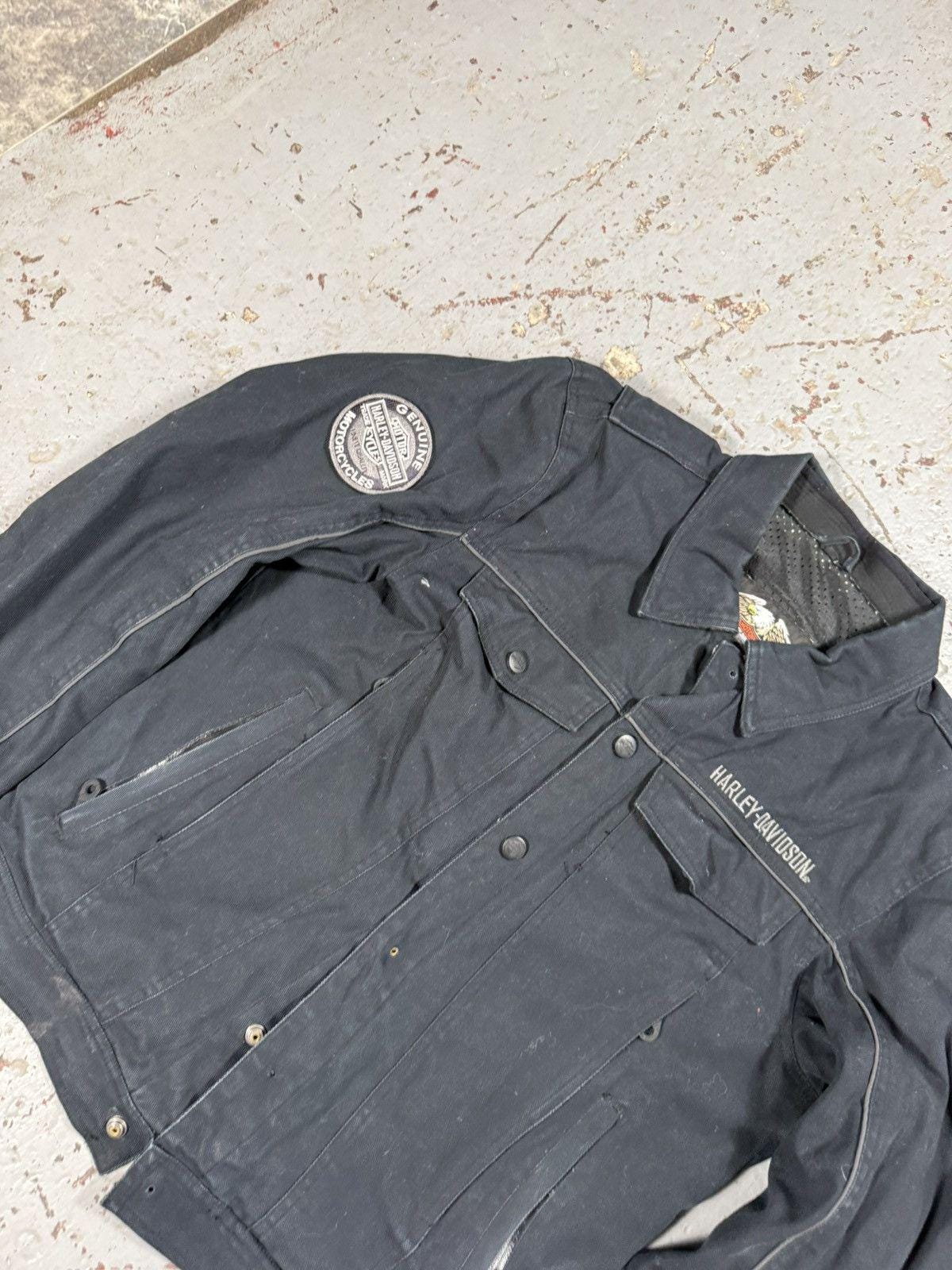 Vintage Harley Davidson Distressed Biker Jacket - Etsy Israel