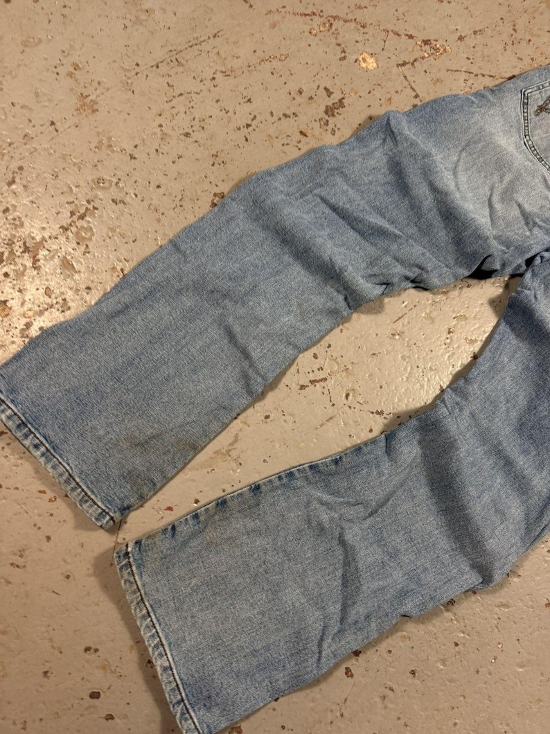 Crazy Vintage Wrangler Bootcut Denim Cowboy Jeans image 2