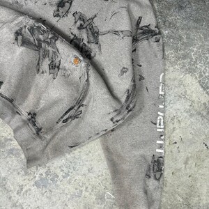 Sudadera con capucha Carhartt Painters desgastada imagen 3
