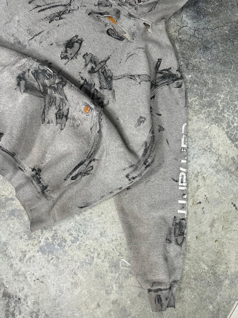 Sudadera con capucha Carhartt Painters desgastada imagen 3