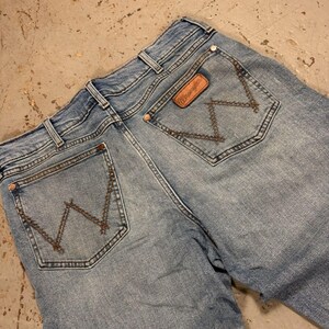 Crazy Vintage Wrangler Bootcut Denim Cowboy Jeans image 3